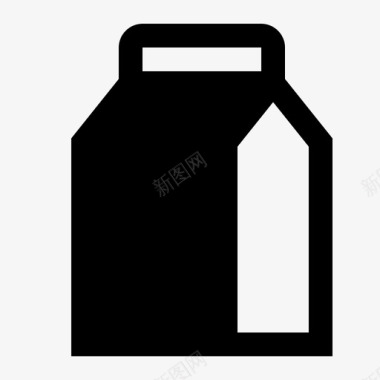 牛奶盒饮料营养图标