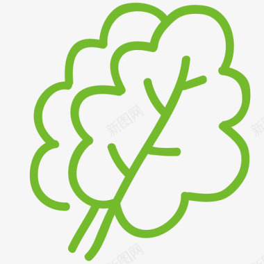 logo标识青菜叶图标