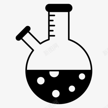 科学小实验实验室实验烧瓶图标