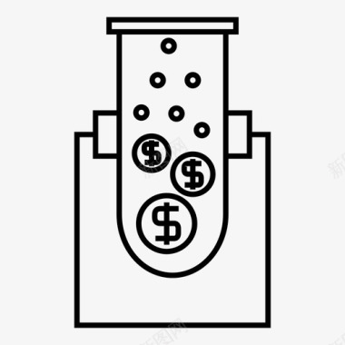 金融营销试管图标