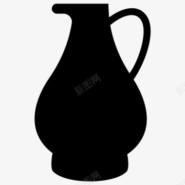 陶罐陶瓷壶陶瓷花瓶图标