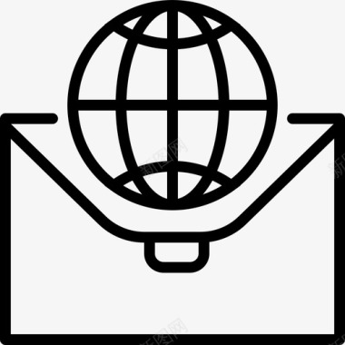 国际商务全球商务全球化图标