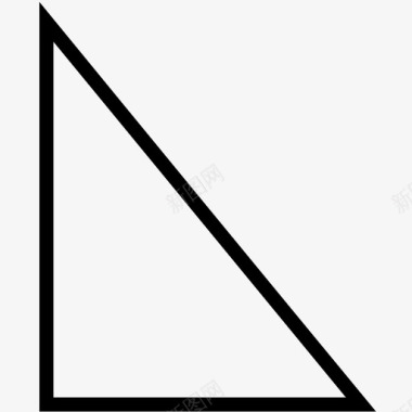 三角形肘形场图标