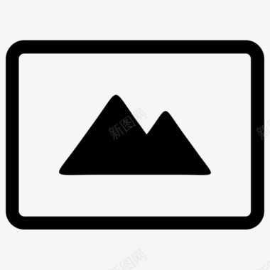 图片图像山脉图标