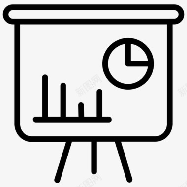 生活数据饼图演示分析条形图图标