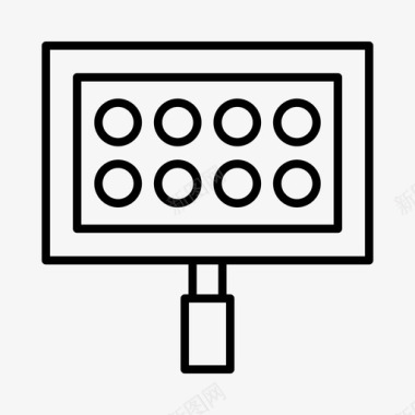 柔和灯光图标体育场澳大利亚体育图标