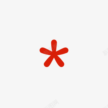 党徽标志素材必填星号红色ff8484图标