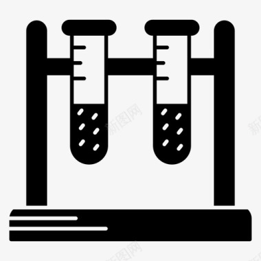 科学小实验实验实验室科学图标