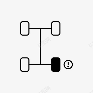 汽车仪表车轮报警汽车仪表板图标