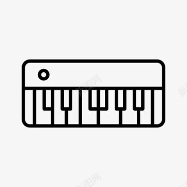 通用钢琴作曲家乐器图标