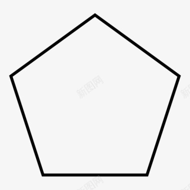 五角星形多边形设计图标