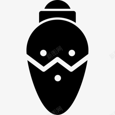 金色装饰球圣诞饰品球装饰图标