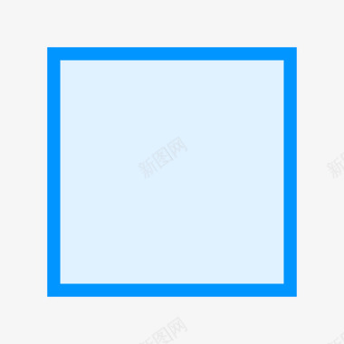 形状矩形蓝图标