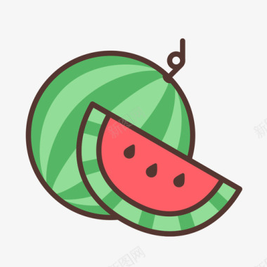 西瓜PNG西瓜watermelon图标