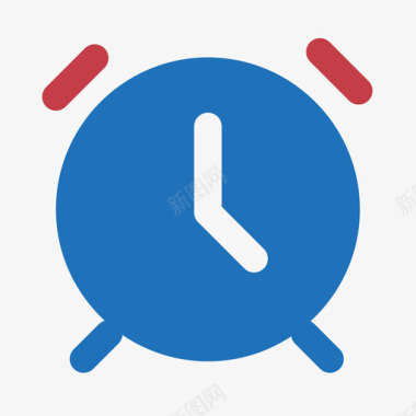 桃心时钟时钟图标