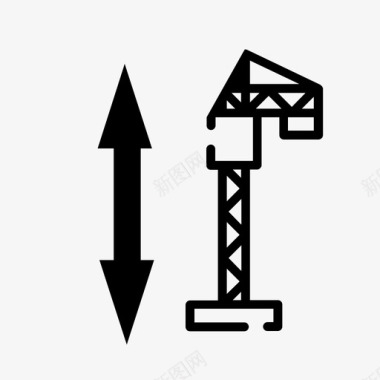 吊塔高度图标
