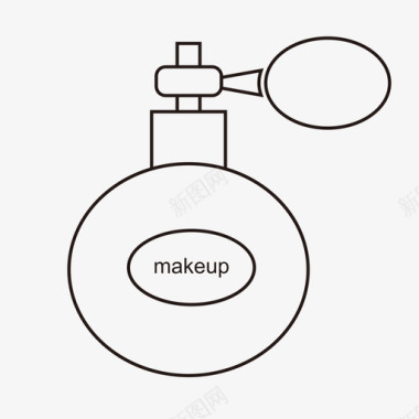 香香肠化妆品香水香喷图标