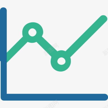 折线图折线图图标