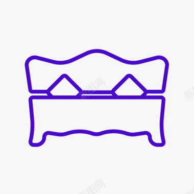 床欧式床图标