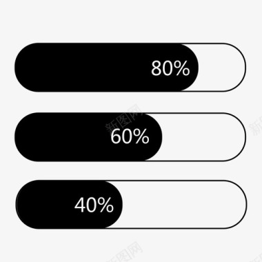 暗色进度条进度条图标