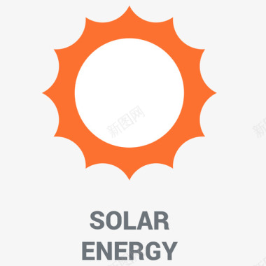太阳能太阳能图标