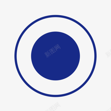 圆形太阳镜icon可修改圆形未选中图标