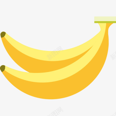 可爱的蜜蜂香蕉图标