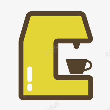 免抠咖啡机咖啡机图标