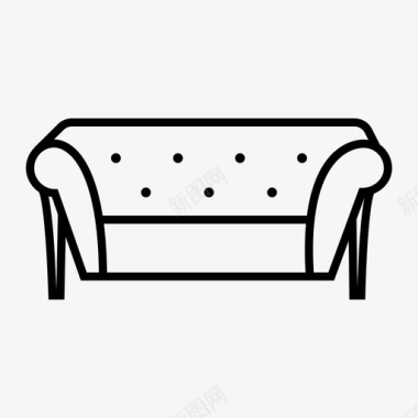 欧式沙发套装欧式简约沙发图标