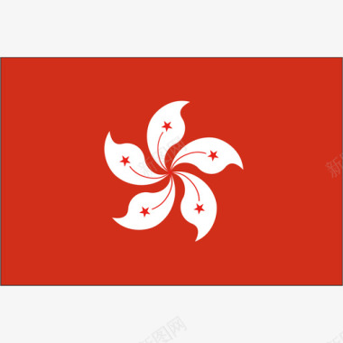 标志的变种香港旗图标