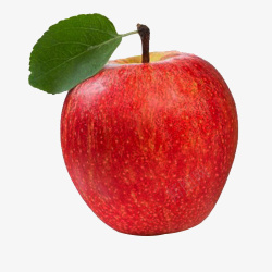 绿叶水滴素材水果苹果新鲜红苹果高清图片