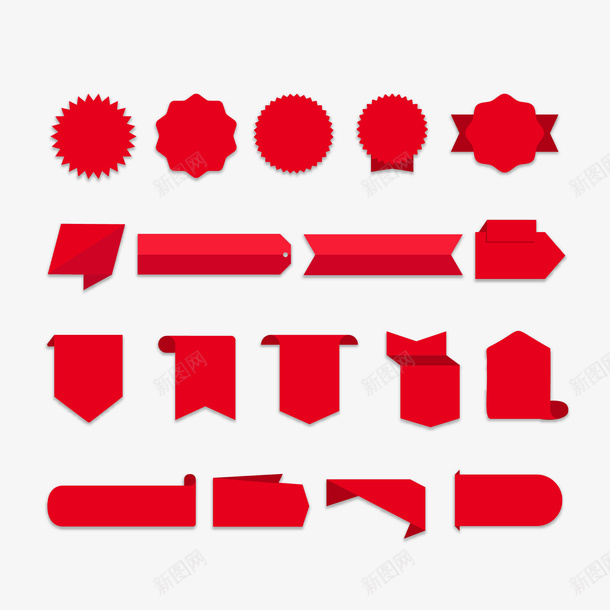 几何促销红色底框png免抠素材_88icon https://88icon.com 红色 底框 促销 几何
