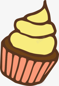 卡通奶油蛋糕卡通小蛋糕高清图片