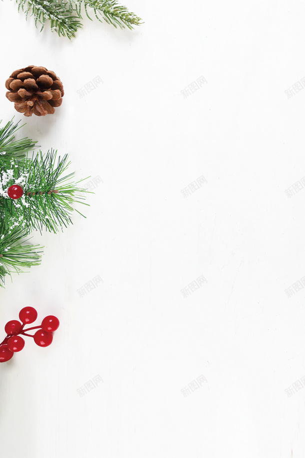 圣诞节快乐003png免抠素材_88icon https://88icon.com 圣诞节 圣诞节素材 圣诞节装饰 松树枝