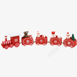 圣诞小火车玩具素材