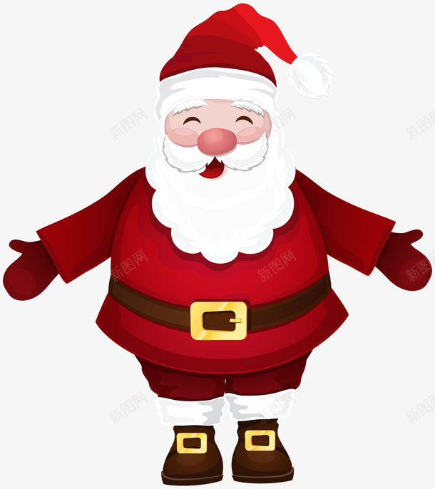 开心圣诞老人拥抱png免抠素材_88icon https://88icon.com 圣诞元素 圣诞礼物 圣诞老人 圣诞节 欣喜若狂