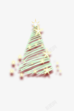 圣诞树圣诞节圣诞树星星圣诞快乐高清图片