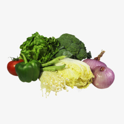 蔬菜绿色新鲜蔬菜素材