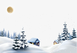 沁园春雪大雪里的风景高清图片