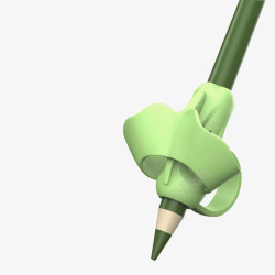 绿色笔握笔器素材
