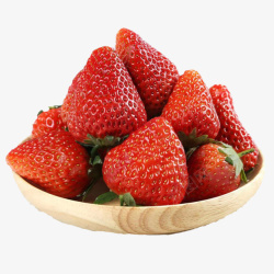 红色草莓丹东九九草莓高清图片