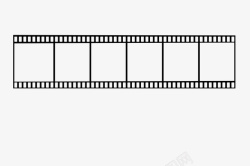 不规则几何图黑白胶卷胶片边框5472x3648高清图片