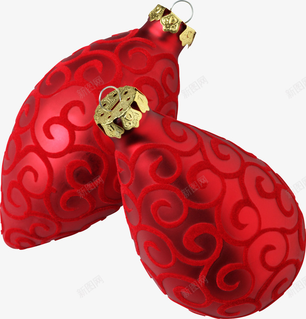 圣诞节喜庆红色装饰球png免抠素材_88icon https://88icon.com 圣诞 圣诞元素 圣诞节 圣诞装饰