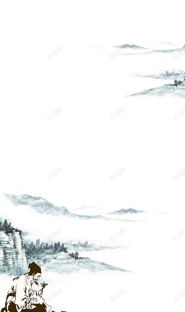 中医养生文化背景图绘画中国风系列psd免抠素材_88icon https://88icon.com 养生 中国风 中医 绘画