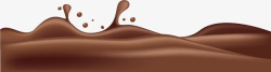 流淌的巧克力液体素材