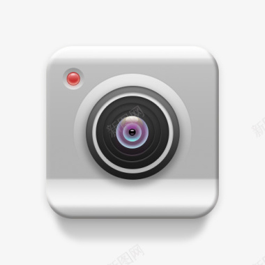 立体素材半写实相机icon图标