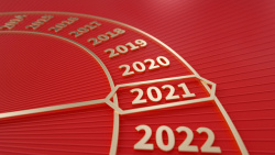 新年数字设计创意转盘数字2021高清图片