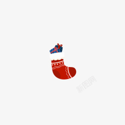 圣诞袜免抠素材圣诞袜圣诞礼物高清图片
