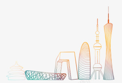 鸟巢背景中国标志性建筑元素高清图片