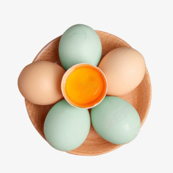新鲜土鸡蛋一盘子新鲜土鸡蛋高清图片